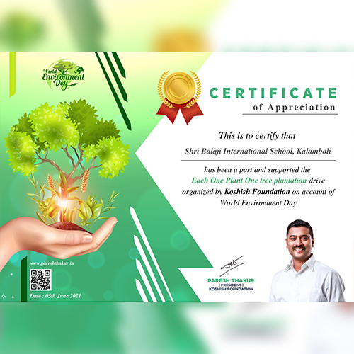 Tree plantation drive 2021